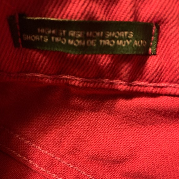 WILD FABLE HOT PINK HIGH RISE DENIM SHORTS SIZE 4 - Picture 9 of 11